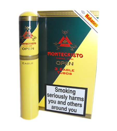 MONTECRISTO OPEN EAGLE A/TUBOS (PACK OF 3)