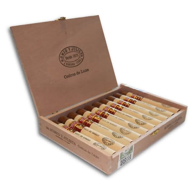 ROMEO Y JULIETA CEDROS DE LUXE LCDH n-10