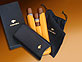COHIBA LEATHER CASE (BLACK & YELLOW)