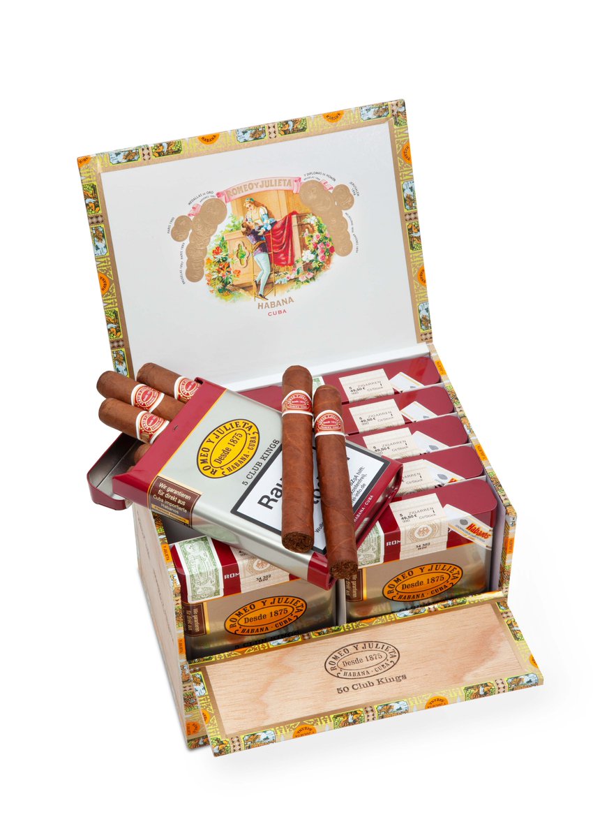 ROMEO y JULIETA CLUB KINGS Linea Retro Tins (10 x 5) n-50