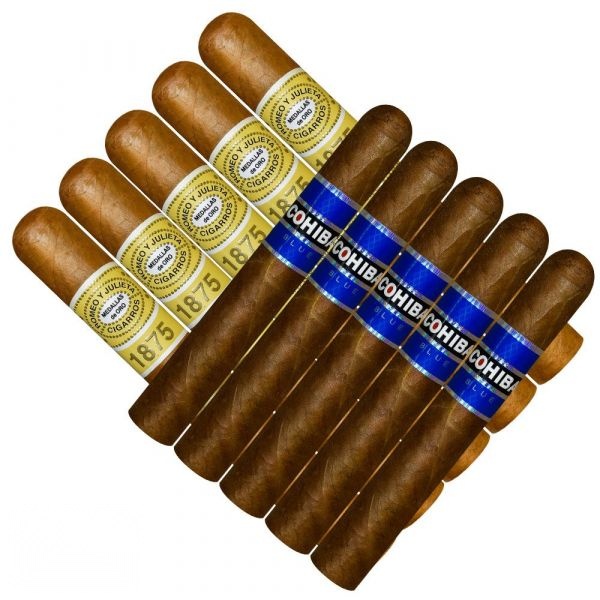 Double Stack Romeo 1875 Connecticut Nica vs Cohiba Blue