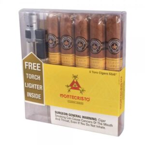 Montecristo Classic Toro With Torch Lighter