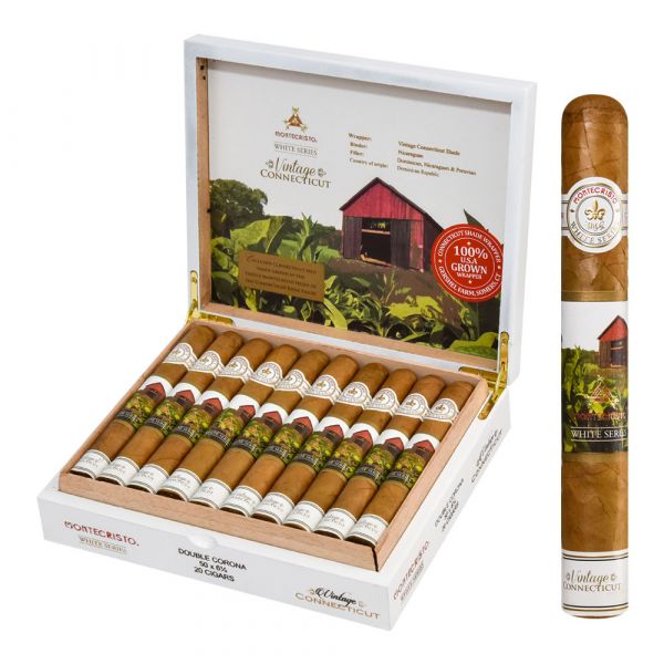 Montecristo White Vintage Connecticut Double Corona